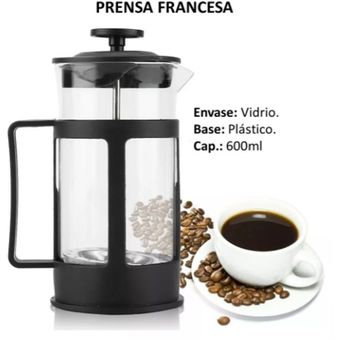 Cafetera Manual Prensa Francesa Cafe 600ml