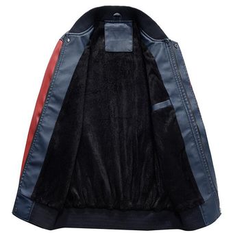Jacket Men Embroidery Baseball Jackets Pu Leather Coats Slim Fit College Luxury Fleece Pilot Leather Jackets casaco masculino-Black-XXL 