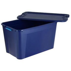 Caja plastica ultraforte box azul 68 litros