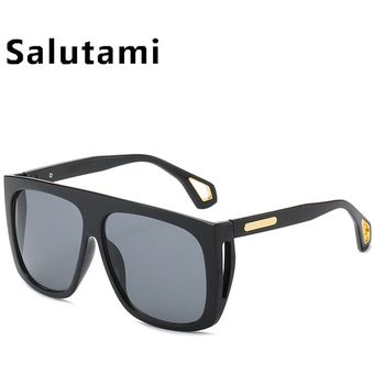 Square Men Sunglasses Oversize One Piece Sun Glasses Male 