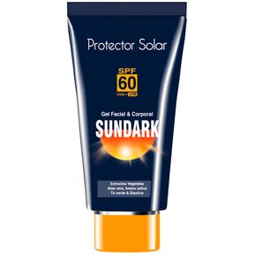Protector Solar Sundark Gel Spf 60 Tubo 60 Gramos