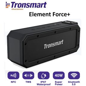 Parlante Bluetooth Tronsmart  Element Force+ Negro - Extra Bass - IPX7- 15hrs musica