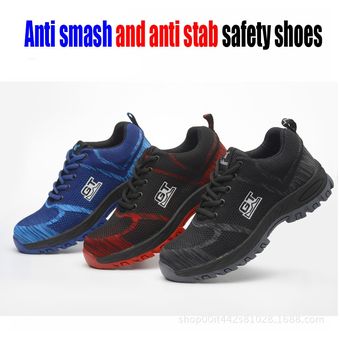a la moda 2021 zapatos de seguridad con cabeza de acero ligeras y protectoras Botas de seguridad antigolpes para hombre 