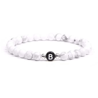 Piedra En Blanco Y Negro Diy Id 26 Letras Pulseras De Y De Piedra En Blanco Y Negro Diy Id 26 Letras Pulseras De Y De
