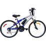 Bicicleta Box Aro 24 con Suspensión Delantera - Gris y Azul
