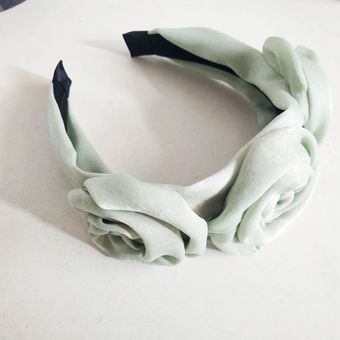 lazo para el pelo de princesa 4 cinta para el pelo diadema bordada encantadora para niña Corona de flores de encaje de Corea accesorios para el cabello 