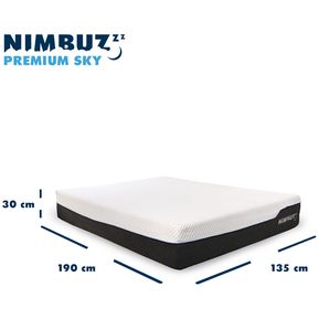 Colchón Matrimonial en caja Memory Foam Premium Sky Nimbuzzz - Ecart