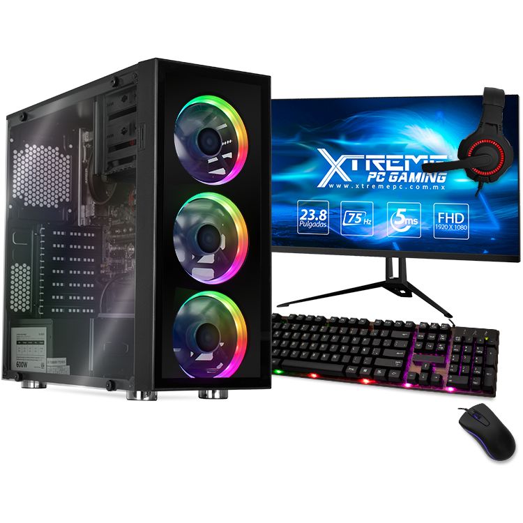 Xtreme PC Gamer AMD Radeon Vega Renoir Ryzen 5 4650G 8GB SSD Monitor 23.8 WIFI