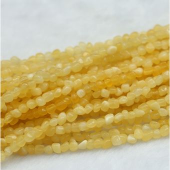 Perla Libre De Perlas De Oro De Miel Amarilla Natural Con 15 