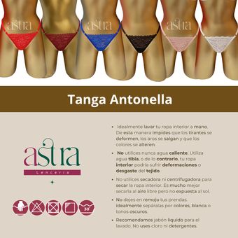 Tanga pantie Panty Ropa Interior Lencer a Sexy Antonella Linio