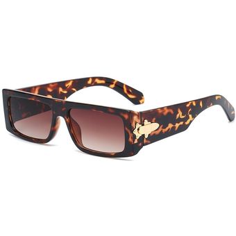 Gafas sol rectangulares pequeñas hombre mujers 