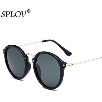 Splov Gafas De Sol Redondas Diseño Retro De Hombres Y Gafas 