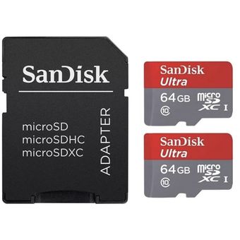 Tarjeta De Memoria Micro Sd 64gb Sandisk Original Clase 10