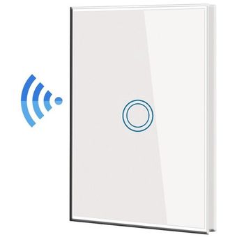 Interruptor Inteligente Wifi Táctil Blanco Con o Sin Neutro