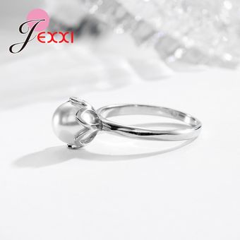 Europa Y Los Estados Unidos Popular Anillo De Plata 925 De 