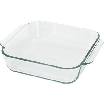 Juego de Refractarios Pyrex con Tapa 2.8 y 1.9 Lts