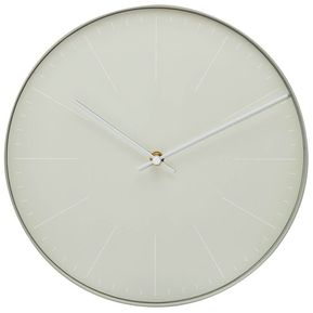 Reloj De Pared De Aluminio Blanco