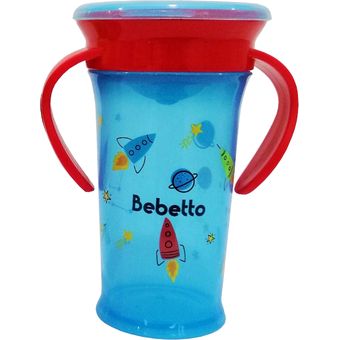 VASO ENTRENADOR P/BEBE ANTIDERRAME C/ASA