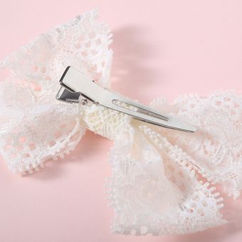 3 unidslote lazo encaje blanco diademas lindo bebé niña diadema de nailon niños niñas cintas del pelo para bebés arcos accesorios para el cabello 