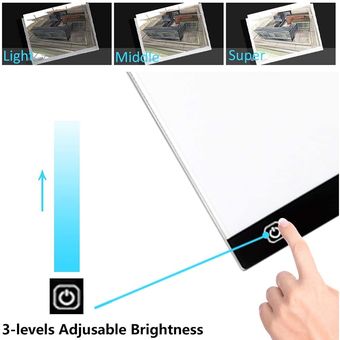 Led Drawing Board 3 Level Dimmable Led Drawing Copy Pad Board Childrens Toy Pai 