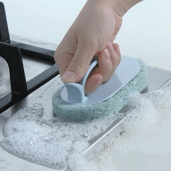 E Life Smart Magic sponge brush cleaning strong decontamination bathroom brush wall tiles dish cloth cleaning kitchen towel tools 