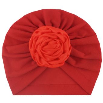 Sombrero de lana para bebé,lazos con turbante con flor,som 