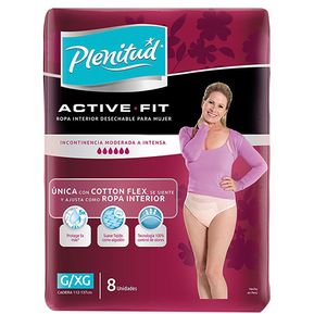 Ropa Interior Desechable para Mujer Plenitud Active Fit P/M