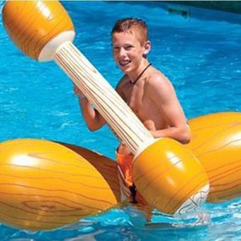 Verano de PVC blando inflable al aire libre recorrido de la playa para deportes de natación flotantes Juguetes-multi-color mezclado 