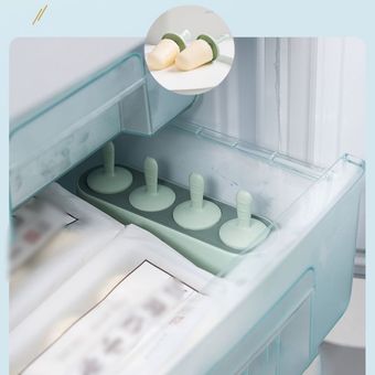 Crema verano Homemade Ice Mold Inicio de paleta hacer caja de helado del molde 