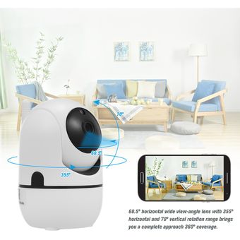 1080P Monitor de bebé de alta resolución Baby Nanny cámara de seguridad inalámbrica Video IP Monitor de bebé con detección de movimiento 