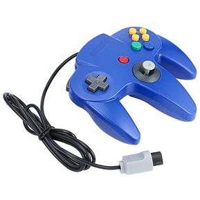 EH Controller Joystick Para Nintendo N64 Azul Profundo Para Mario Kart