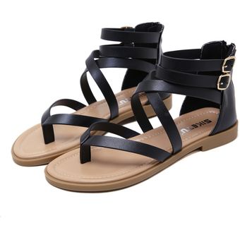 Sandalias De Mujer Sandalias Romanas De Moda Linio Chile Ge657fa1lti56lacl