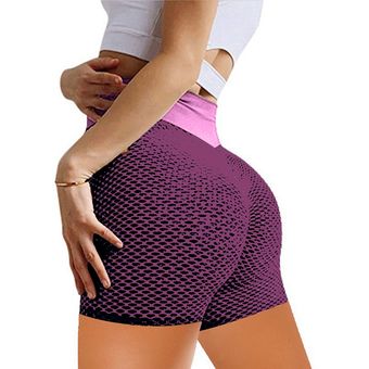 FITTOO Pantalones Cortos Leggings Mujer Mallas Yoga Alta Cintura Elásticos Push Up Suave 