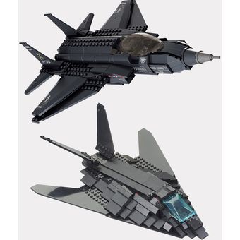 Fighter F15 F35 F117 jet tie plane bloques de construcción Warcrafteds 