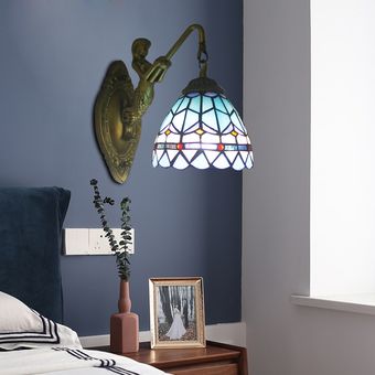 soporte de sire candelabro de cristal colorido para dormitorio y baño 