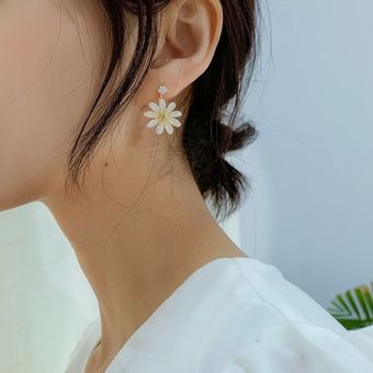 Lats Bijoux Flores Pendientes Colgantes Corea Del Sur Resina 
