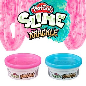 Krackle Slime x 2 surtido (Rosado-Azul) Play-Doh