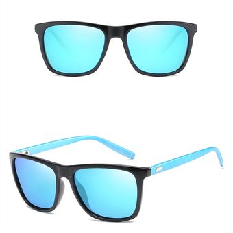 Square Polarized Men's Sunglasses Uv400 Anti-radiation Glare 
