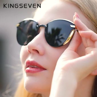 KINGSEVEN-gafas sol estilo ojo gatoanteojos de 