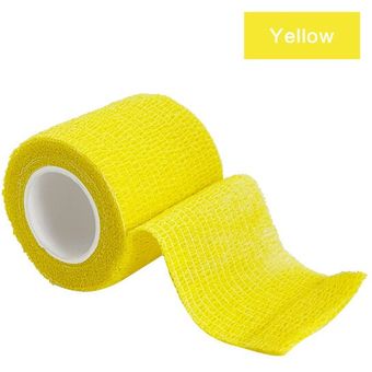 Yellow#Vendaje elástico autoadhesivo para deporte cinta Elastoplast 