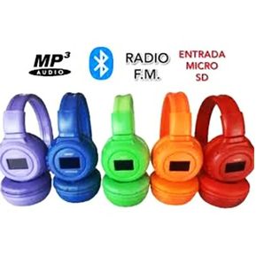 Audifonos Diadema Bluetooth Con Radio Fm Y Microrfono