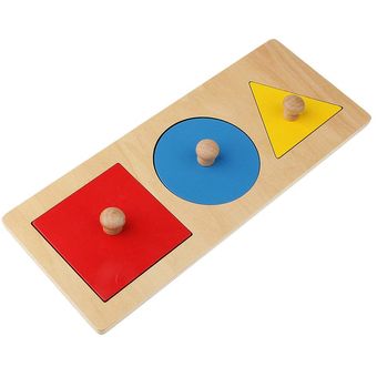Juego educativo 2020 1 kit de juguete de madera Montessori Geometrie 