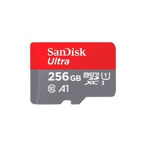 MEMORIA SANDISK 256GB MICRO SDXC ULTRA 150MB/S CLASE 10 C/AD...