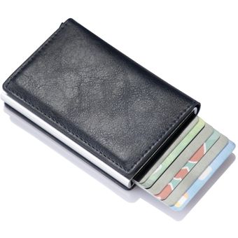 New Men women smart wallet Credit Bank card holder fashion purse Aluminum alloy Business Casual Min 