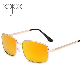 Xojox Polarized Sunglasses Men Vintage Driving Rectangle Sun 
