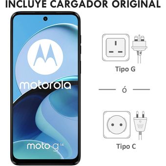 Motorola moto g14 16,5 cm (6.5) SIM doble Android 13 4G USB Tipo C 4 GB  128 GB 5000 mAh Gris