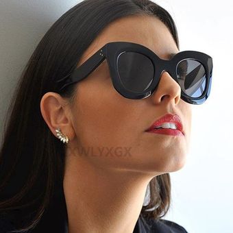 Gafas de sol rectangulares de lujo para mujer diseñador de marca retro de lentes de sol gafas de so 