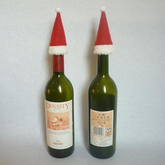 10x4 Piezas Tapa Navideña Para Botellas De Vino Sombreros 10 piezas 
