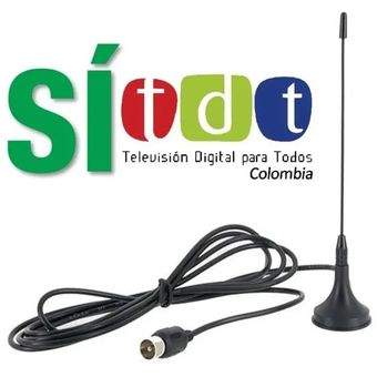 Combo decodificador MAS potente antena aérea exterior tdt colombia NIA