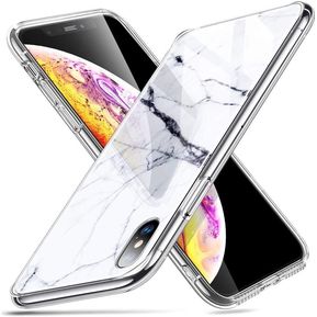 Funda ESR Mimic para iPhone Xs MAX cristal marmol blanco